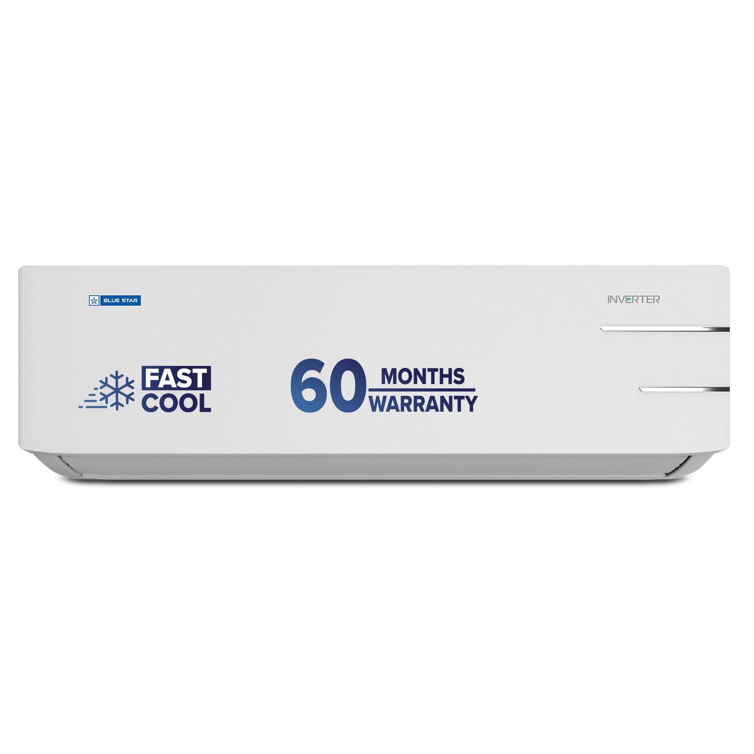 Blue Star 2 Ton 3 Star, 60 Months Warranty, Inverter Split AC (Copper, Convertible 5 in 1 Cooling, Auto Defrost, Dust Filters, Blue Fins, IE324YNU, White)