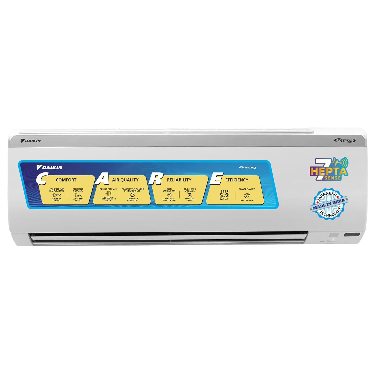 Daikin 1.5 Ton 5 Star Inverter Split AC (Copper, PM 2.5 Filter, MTKM50U, White)