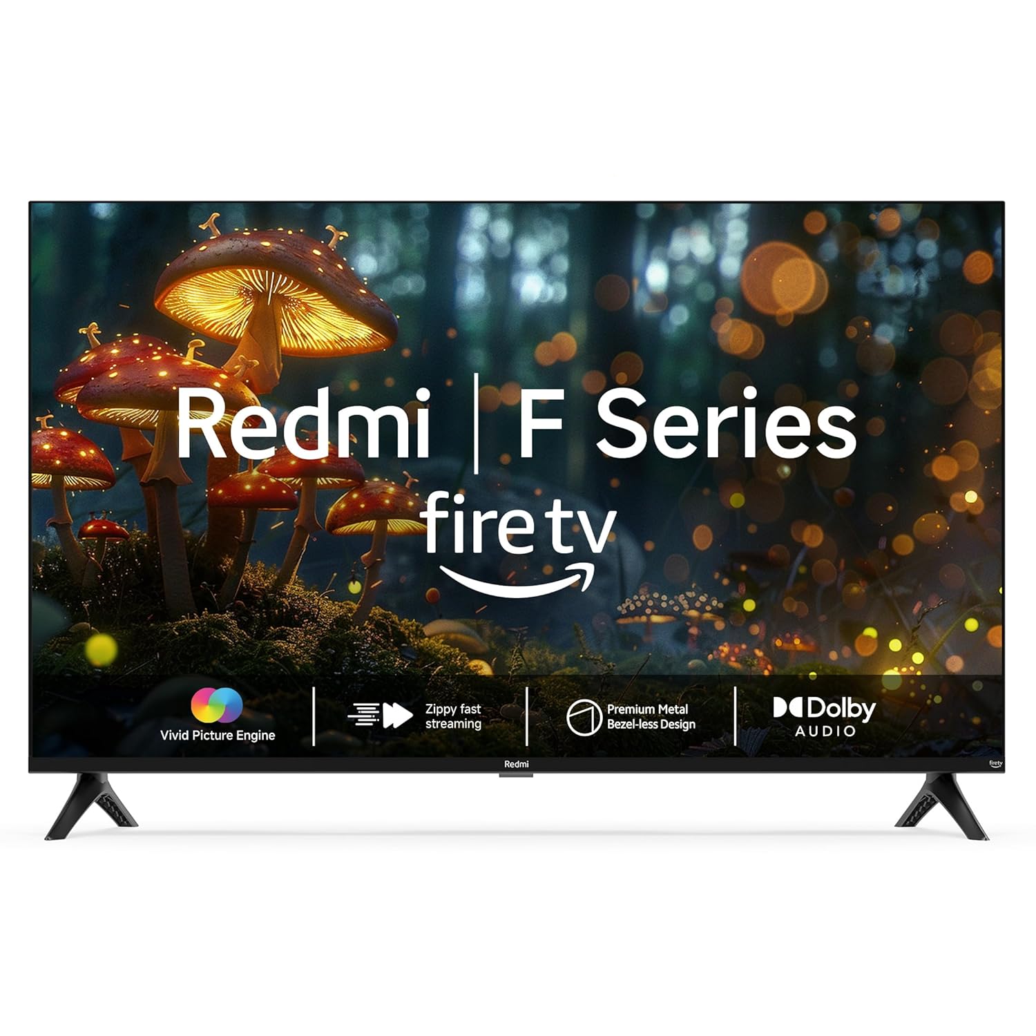 Redmi Xiaomi 80 cm (32 inches) F Series HD Ready Smart LED Fire TV L32MA-FVIN (Black)