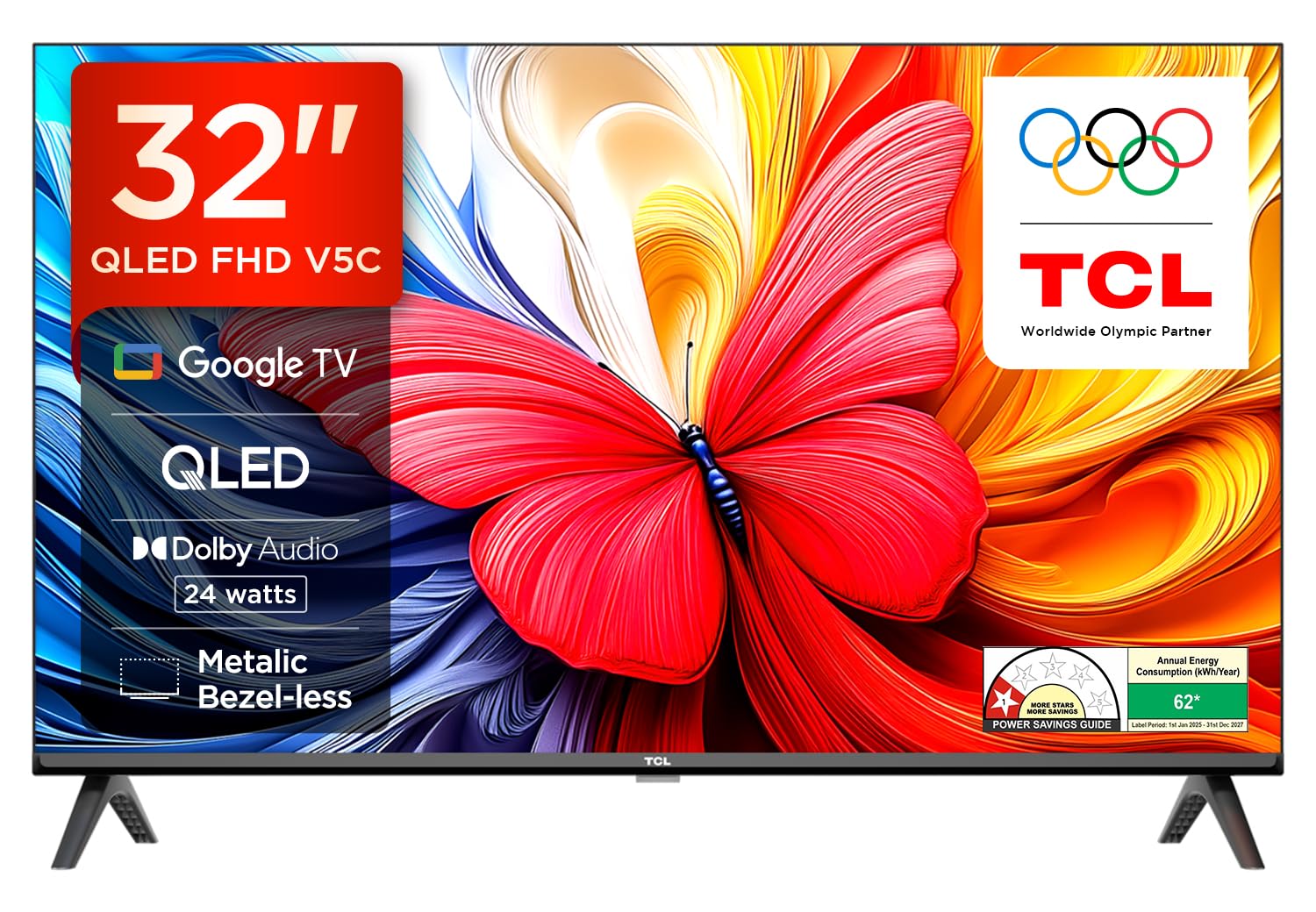 TCL 32 V5C QLED Google TV
